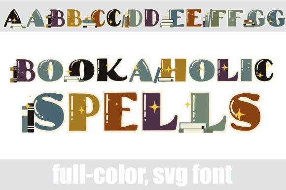 Bookaholic Spells: A Colorful Slab Serif for Magical Design