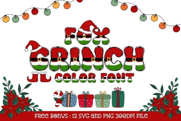 Fox Grinch: A Playful Holiday Font to Make Designs Pop