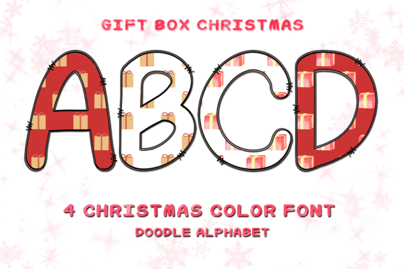 Gift Box: A Color Font for Festive & Year-Round Creativity