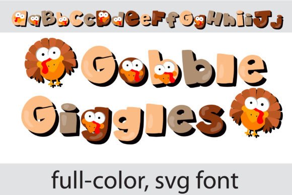 Gobble Giggles: A Playful Font for Memorable Designs