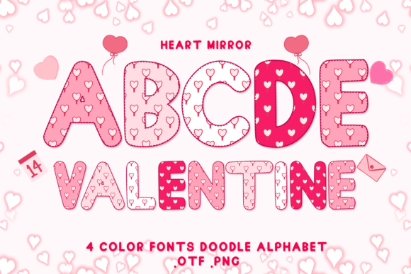 Heart Mirror: A Colorful Typeface That Speaks from the Heart