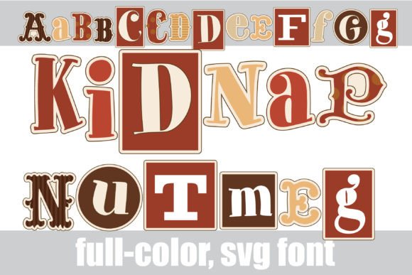 Kidnap Nutmeg: A Thanksgiving Font That Steals the Show