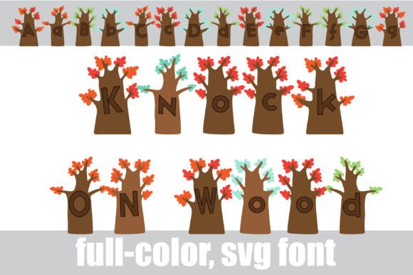 Knock on Wood: A Font That Brings Autumn to Your Designs