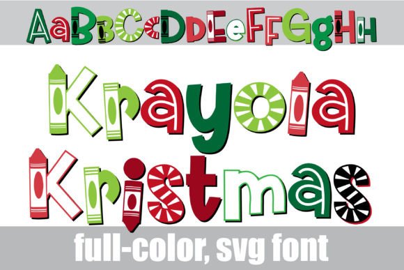 Krayola Kristmas: Unleash Vibrant Holiday Typography