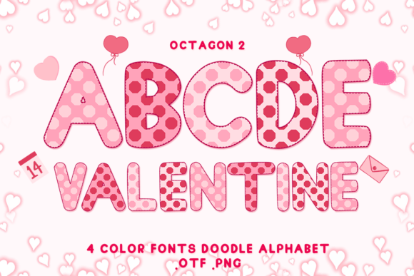 Octagon 2: Adorable Color Fonts for Every Creative Project