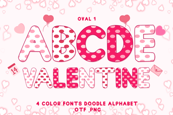 Oval 1: A Heartfelt Collection of Color Fonts for Every Design