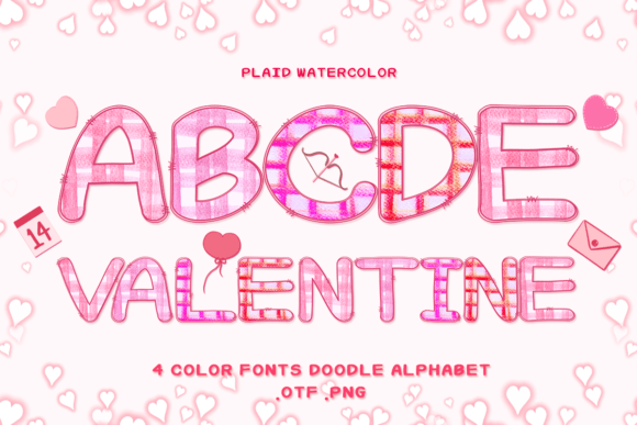 Plaid Watercolor: A Fresh Font for Creative Branding