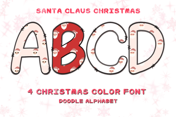 Santa Claus: Unwrapping the Most Adorable Color Fonts for Festive Cheer