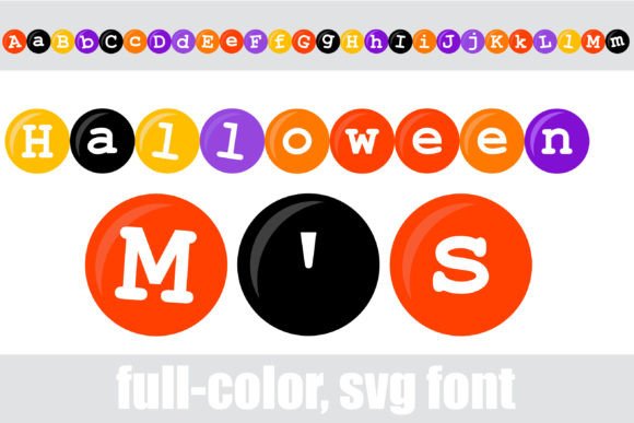Unlock Spooky Fun: Designing with Halloween M's Color Font