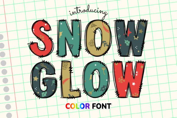 Unwrap the Magic of Festive Typography with Snow & Glow
