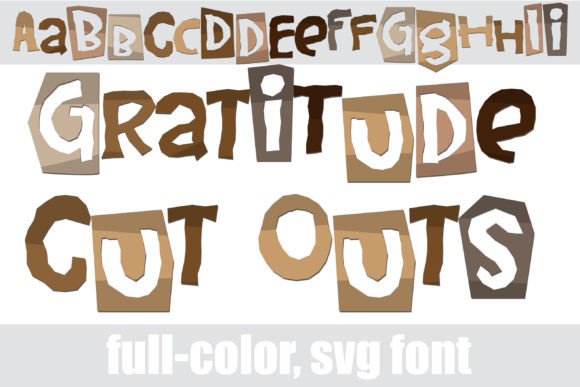 Why Gratitude Cut Outs is the Autumn Font You Need Right Now